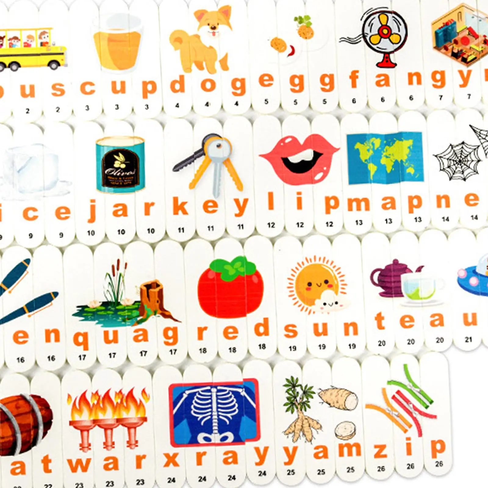 Jogo de cartas correspondente alfabeto ortografia jogo e feitiço divertido brinquedo sensorial blocos de madeira de motor fino para 4-6 anos de idade festa em casa