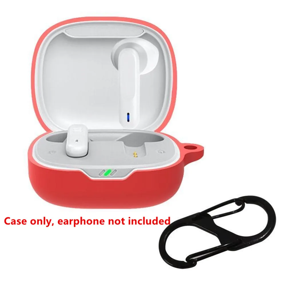 Wireless Earphone Silicone Protective Case Cover For JBL-W300TWS Dust-proof Anti-fall Portable Charging Case Protective Cover