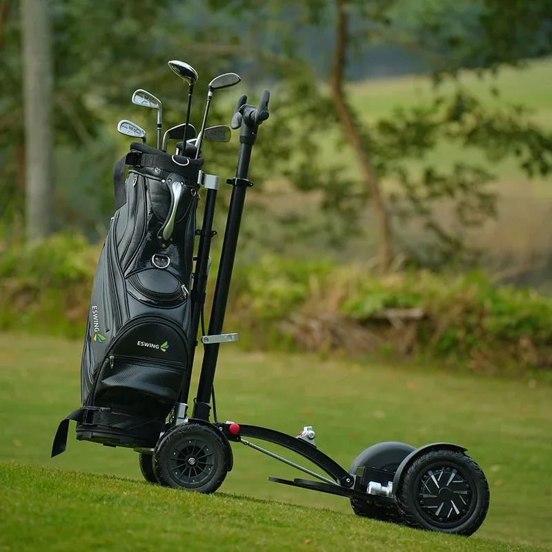 Factory Hot Selling High Quality Mini Folding Golf Electric Trolley Foldle Push Cart Lightweight  Golf scooter For Sale