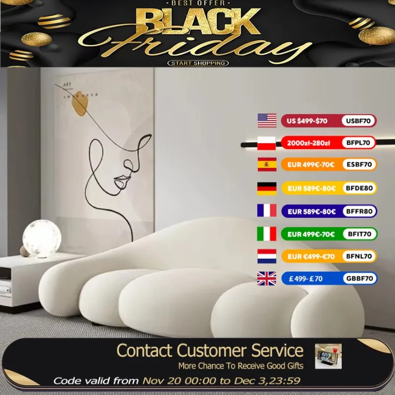 

Italian Luxury Living Room Sofas 3 Seater Beige Nordic Modern Lazy Living Room Sofas Bedroom Modern Schlafsofa Bett Furniture