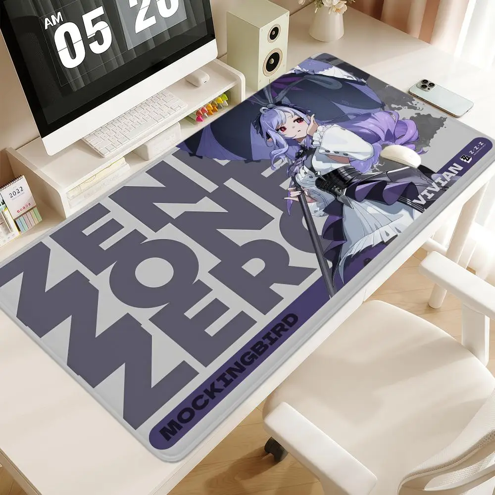 Jogo quente zenless zona zero novo mouse pad 1000x500 xxl grande para fps esports jogos antiderrapante teclado de escritório tapetes de mesa