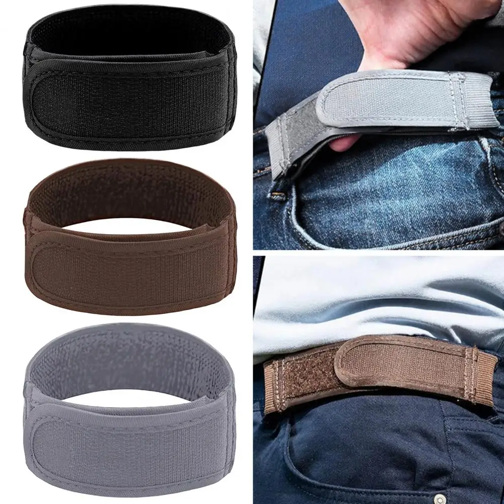 

Elastic Belt Men Women No Buckle Invisible Soft Adjustable Belt Solid Color Fastener Tape Stretch Material Ultra-Soft Padding Wa