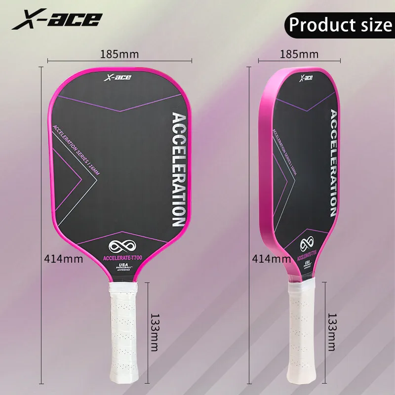 مجداف كرة البيسبول X-ACE ACCELERATE، مصنوع من ألياف الكربون ومواد النسيج المزخرفة، مع قوة دوران عالية #3