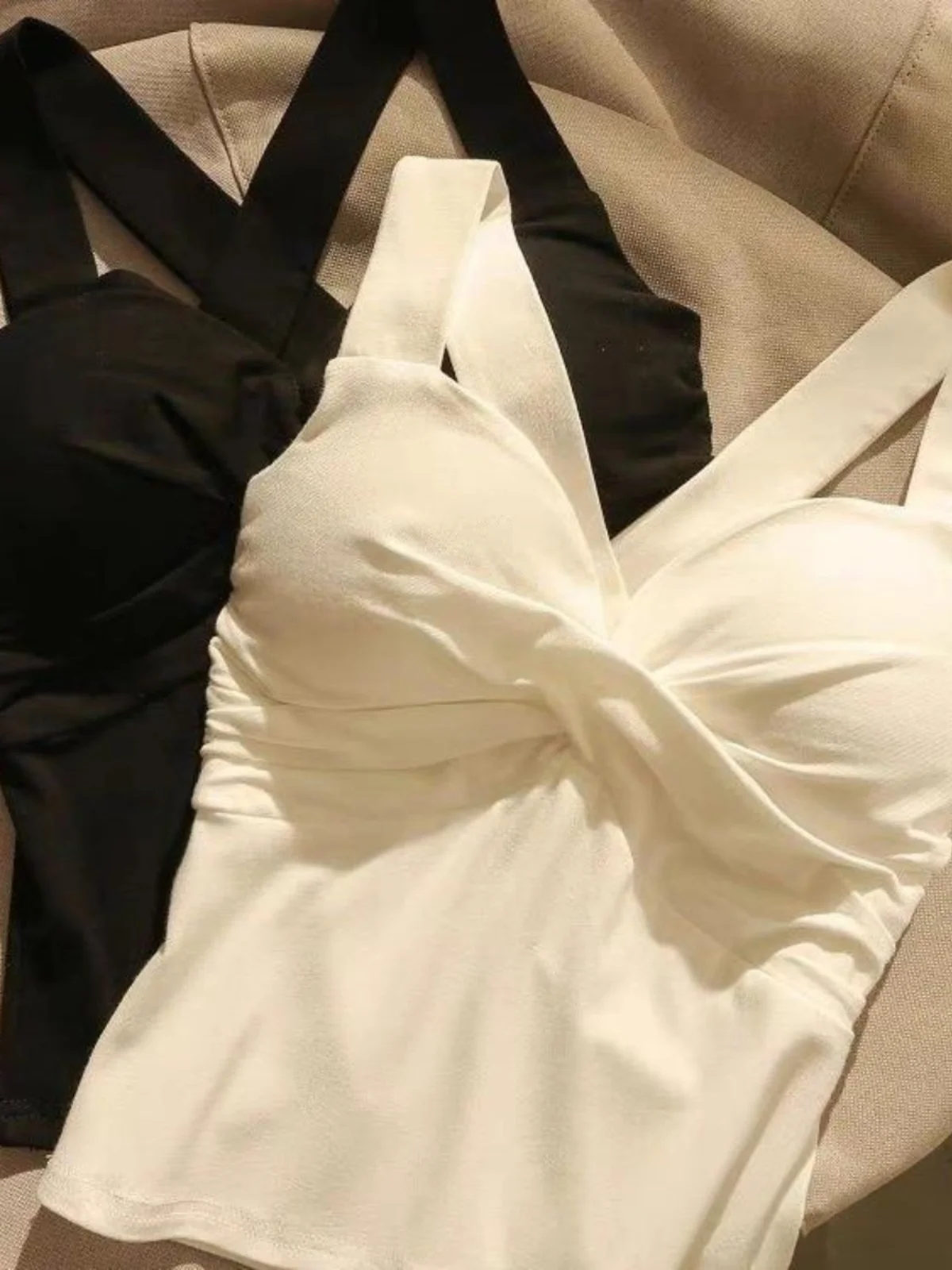 

plus Size 300 Pou Sexy Strap Vest Elastic Inner Wear ort Sle Slimming Top for Daily Use Summer Korean Sle Casual Wear