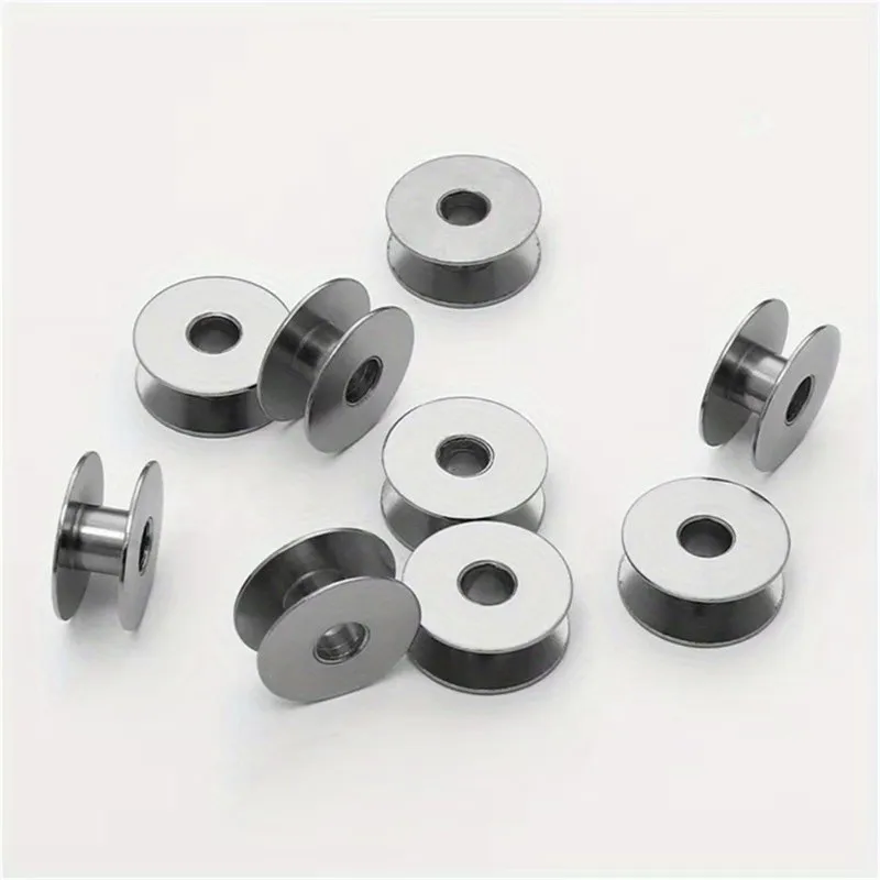 84 pcs Smooth Thread Release Metal Thread Bobbins, great for Embroidery Machine, Rust Resistant Durable, Computerized Flatbed