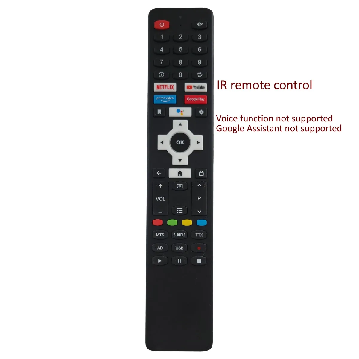 جهاز تحكم عن بعد تلفاز أندرويد ذكي ، Vivax 40LE20K ، 50UHD10K ، 32LE20K ، 65UHD10K ، QLED-50Q10C