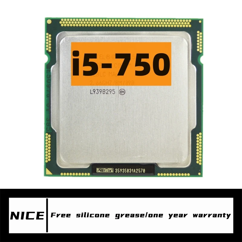 Core  i5-750 i5 750 2.6 GHz Quad-Core Quad-Thread CPU Processor LGA 1156 8M 95W