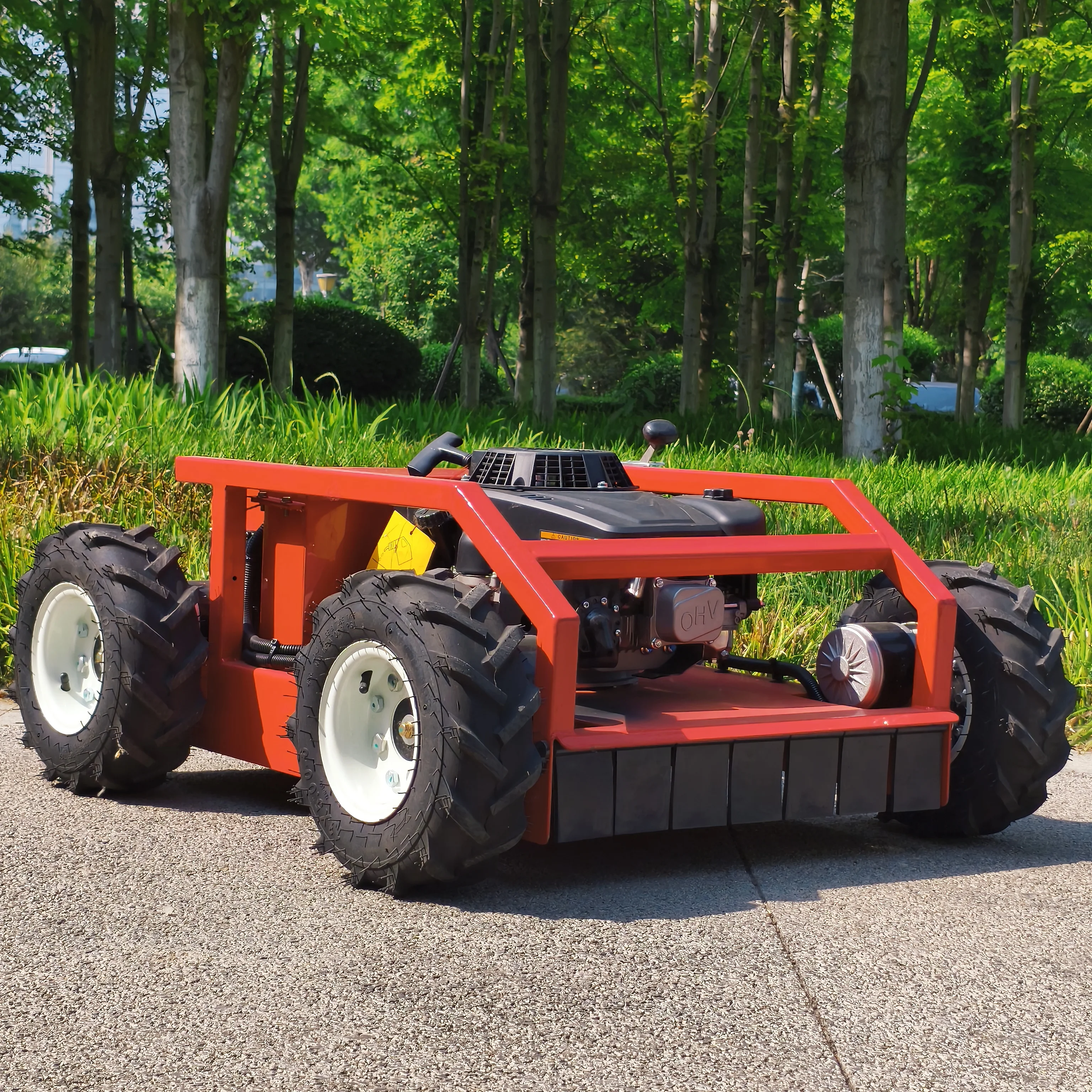 

Multifunctional lawn mower remote controlled Cordless 1500 ㎡/h 500MM 5KM/H Support customization Best-selling in Europe and USA