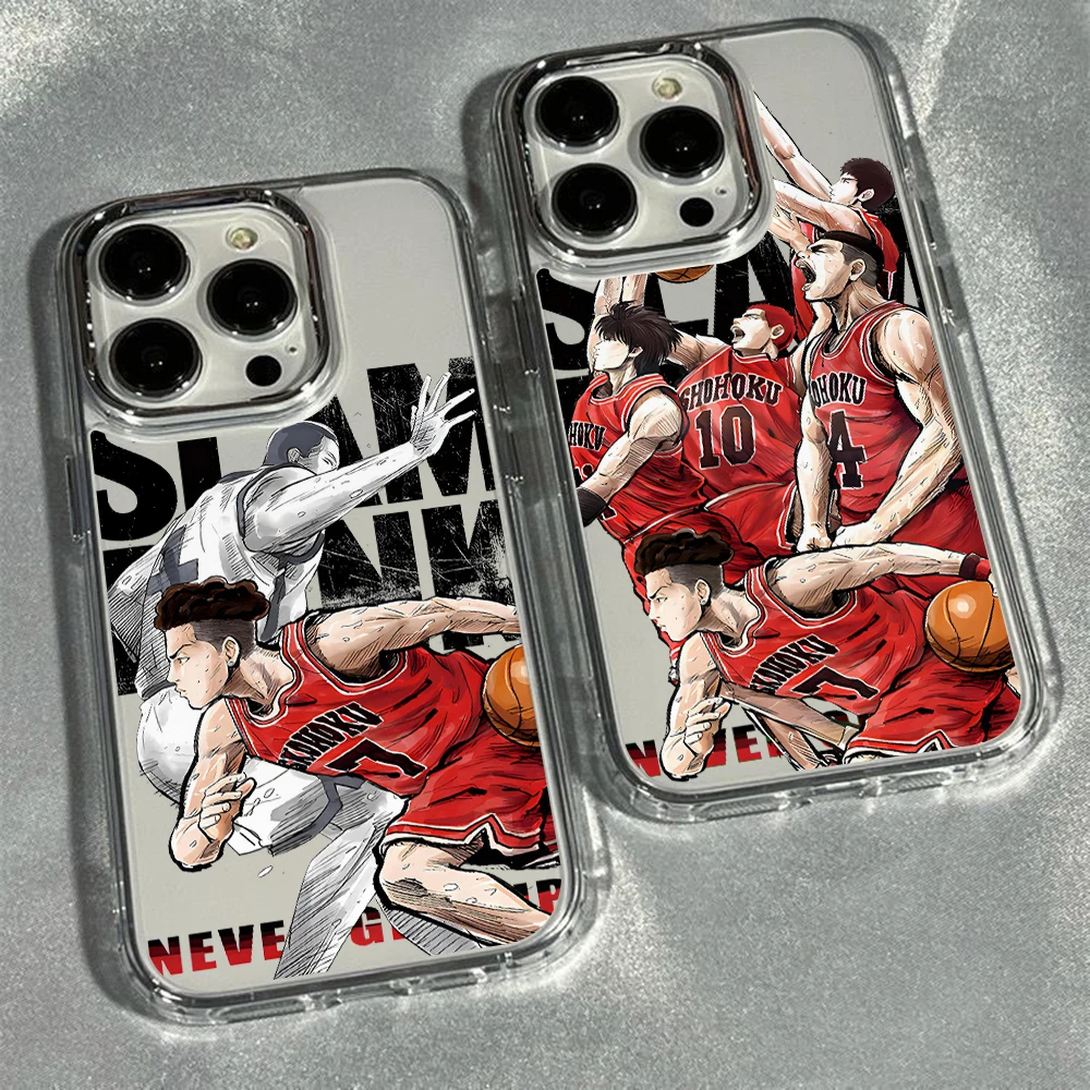 Funda de teléfono Slams Dunks Hanamichi para Samsung Galaxy A57 A56 A55 A54 A52 A37 A36 A26 A17 A16 A07 A06 4G 5G, funda transparente de lujo