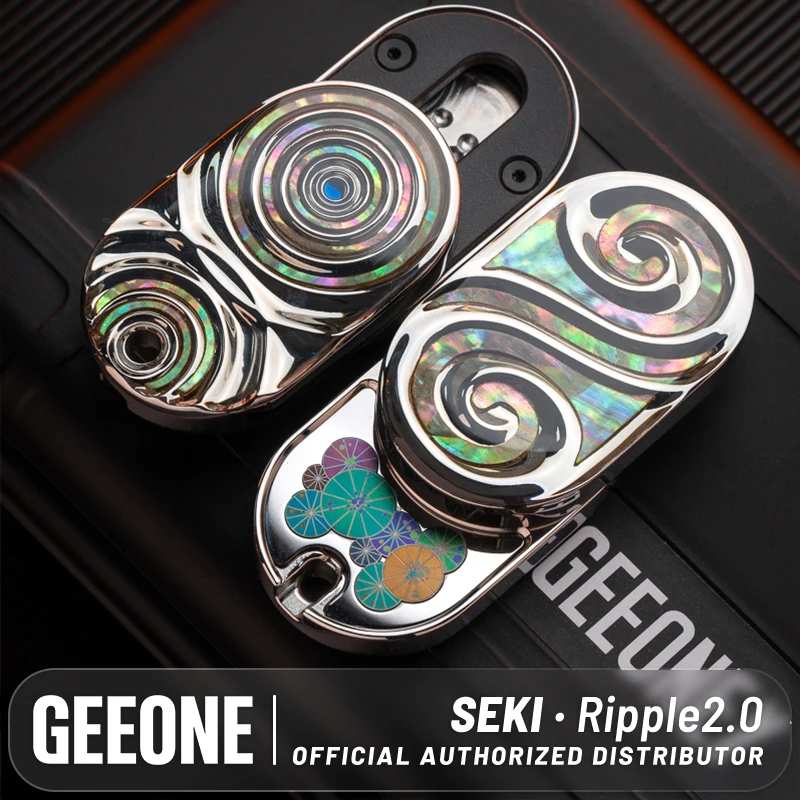SEKI Ripple2.0-Rain Mechanical Fidget Slider Ratchet Mode EDC Fidget Spinner Stress Relief Toys In stock