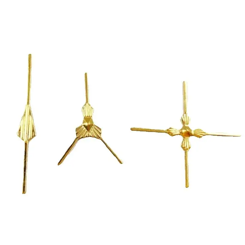 

High Quality 1000pcs Material Copper, Golden / Chrome Color Trident PIN/Triangle PIN/Cross PIN Bead Metal Connector