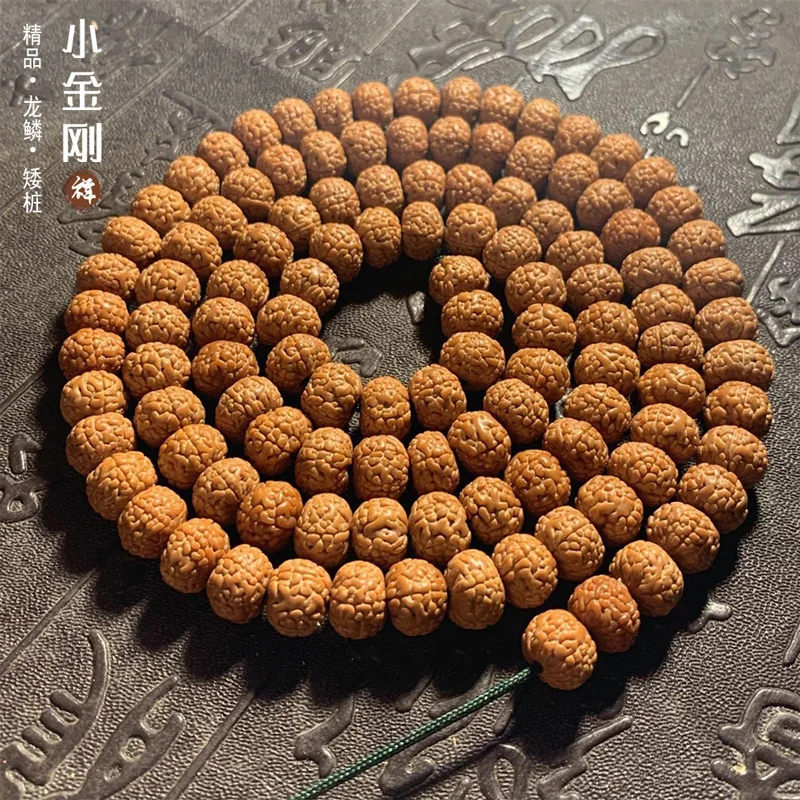 

Natural Dragon Scale Pattern Little Diamond Bodhi Multi Circle Hand String First Generation Panlong Golden Toad Five Or Six Woo