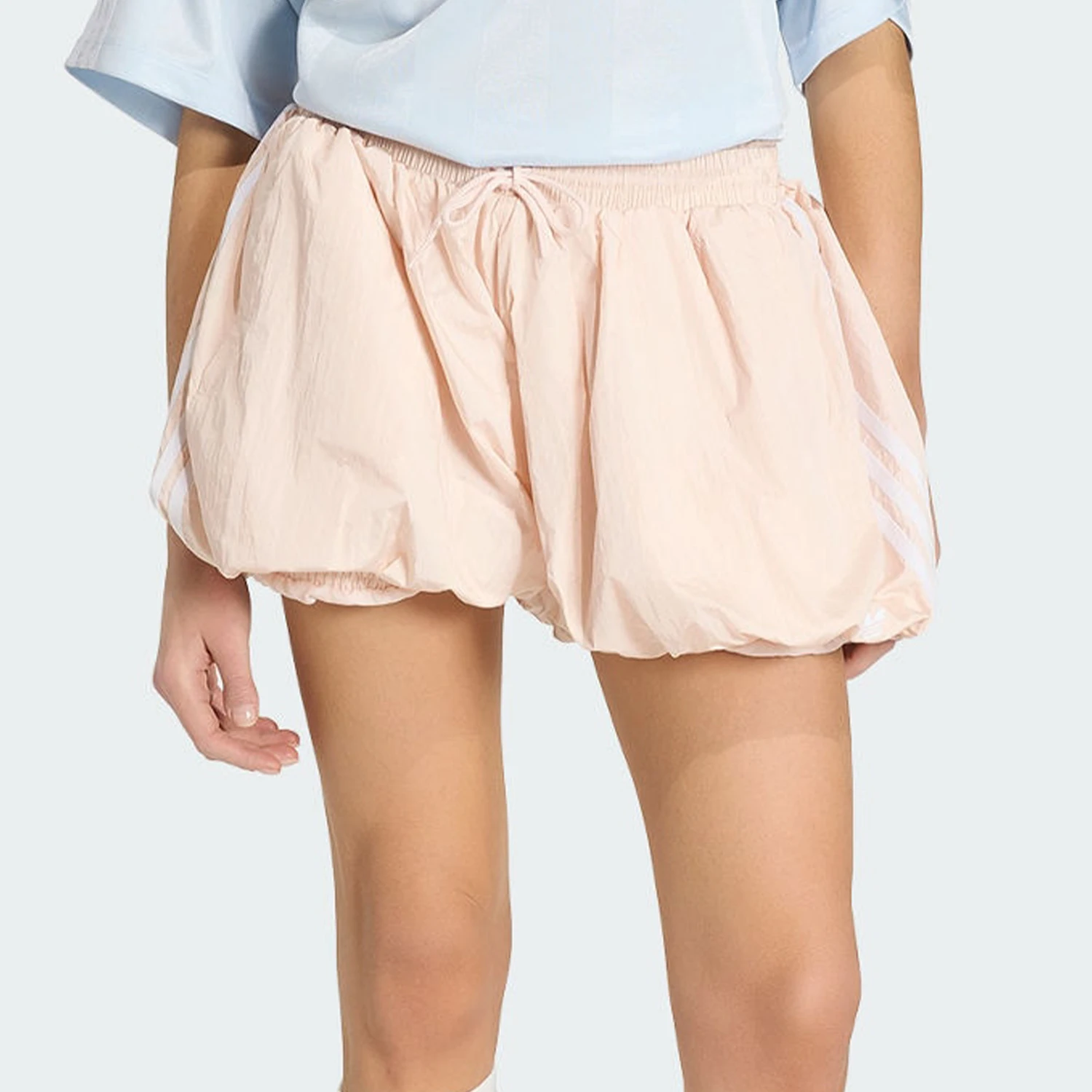 Adidas genuine clover women's woven casual and fashionable lace up shorts KY5069