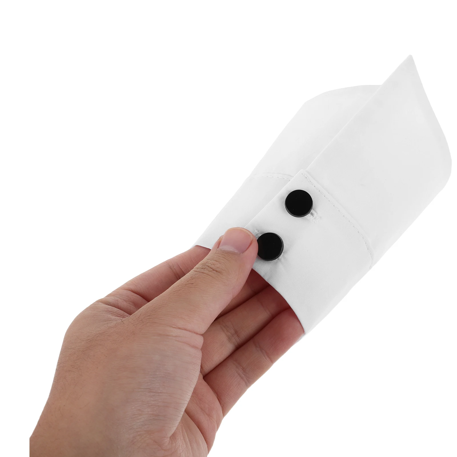 

1 Pair Small Xiang Style Fake Sleeves White Detachable Cuff Sleeve For Women Elegant Cotton False Wrist Cuffs For Shirts Dresses