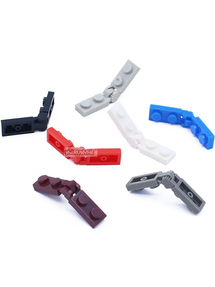 Marumine 44301 + 44302 plaque de charnière 1x2 accessoires briques blocs de connexion enfants MOC jouets éducatifs Kits de modèles de Construction