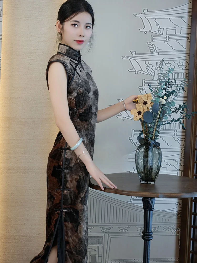 Slimming Velvet  Handmade Button True Open Front Breathable Comfortable Long Sve ort Sve  Color Daily Wear