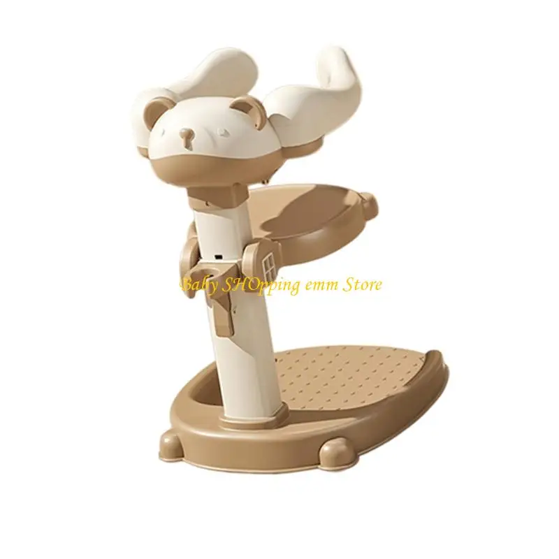 

23GD Baby Standing Shower Support Baby Shower Support Stand Baby Bath Support 5 Level Height Adjustable Toddler Shower Stand