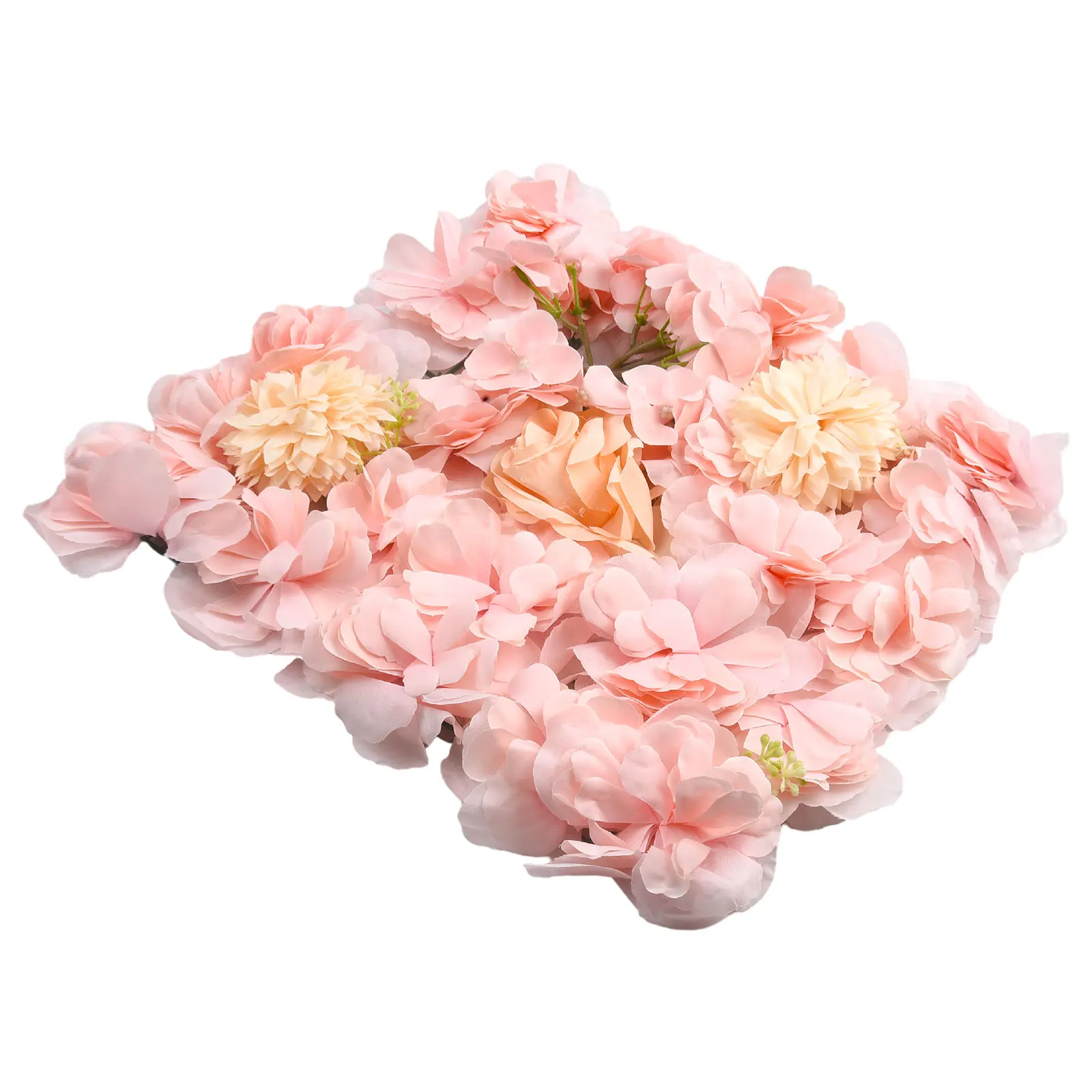 Artificial Silk Rose Flowers 3D Backdrop Wall Wedding Decoration Fake Flower Wall Panel For Baby Shower Background Home Decor