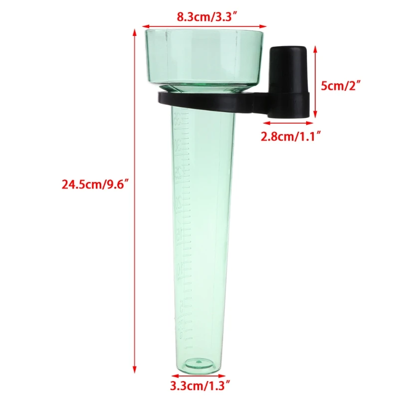 Polystyrene Rain Gauge Up to 35mm Measurement Tool For Garden Water Ground