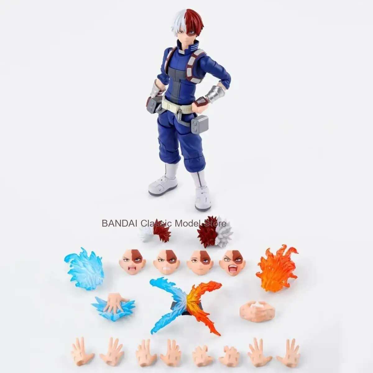 BANDAI S.H.Figuarts My Hero Academia Todoroki Shoto Actionfigur – PVC-Sammlermodell, Ornament, Puppenspielzeug, Geschenk