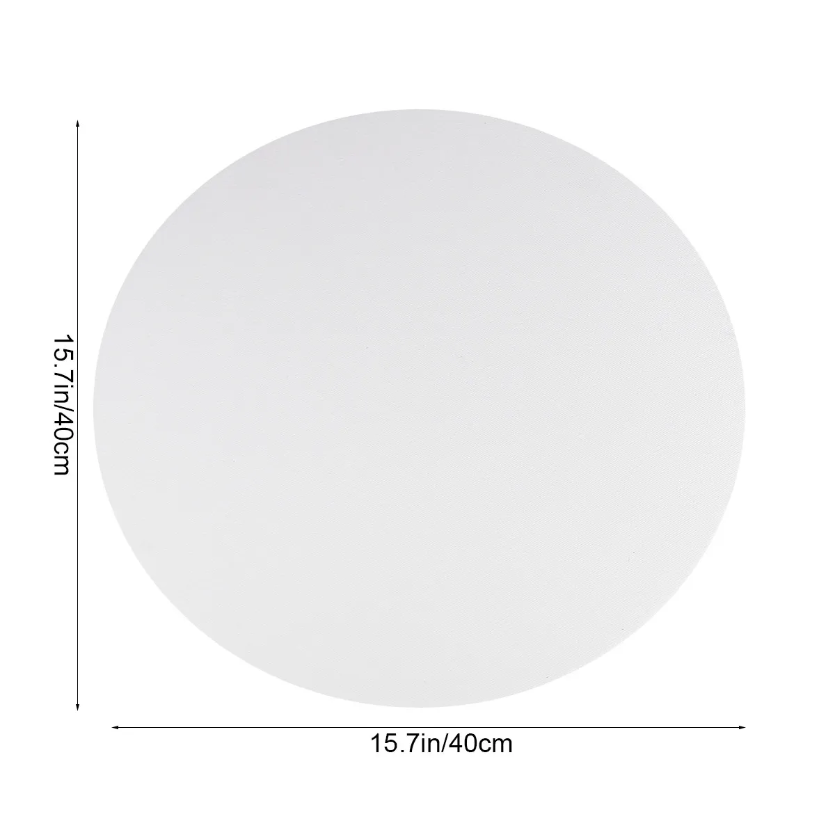 1Pcs 40Cm Round Canvas Board Artist Quality Painting Panel Premium Oil Acrylic Tempera Canvas Ideal for Students Hobbyists
