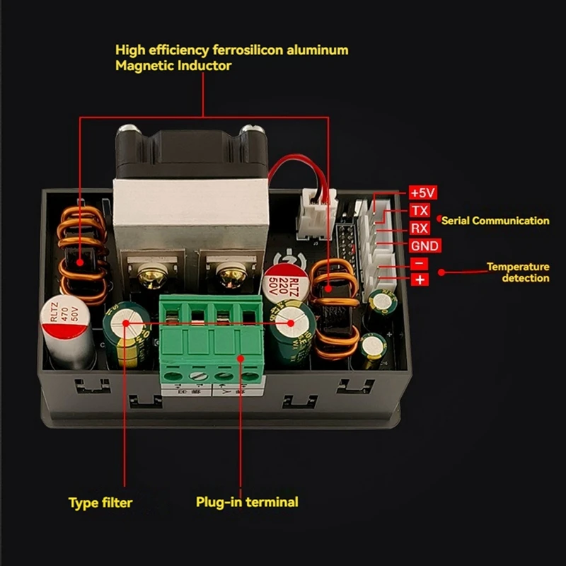 Sk150pro 150W DC DC Buck Boost Converter 7-36V 5V 6V 12V 24V Power Module Adjustable Regulated Laboratory Power Supply