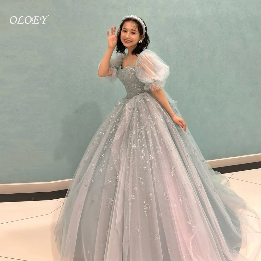 OLOEY Customized Evening Dress Korea Wedding Dress Photo Shoot for Special Occasions Elegant Party Dresses ウェディングドレスで