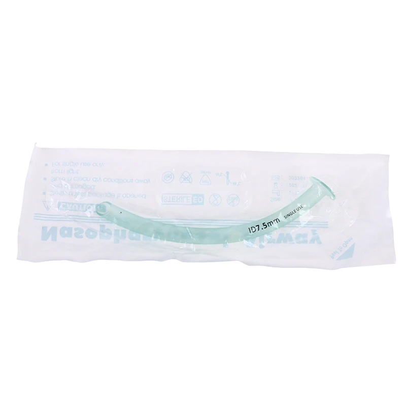 6 6.5 7 7.5 8.5mm Disposable Medical Nasopharyngeal Airway Nasopharyngeal Duct Nasal Airway Tube Unconscious Patient Health Care