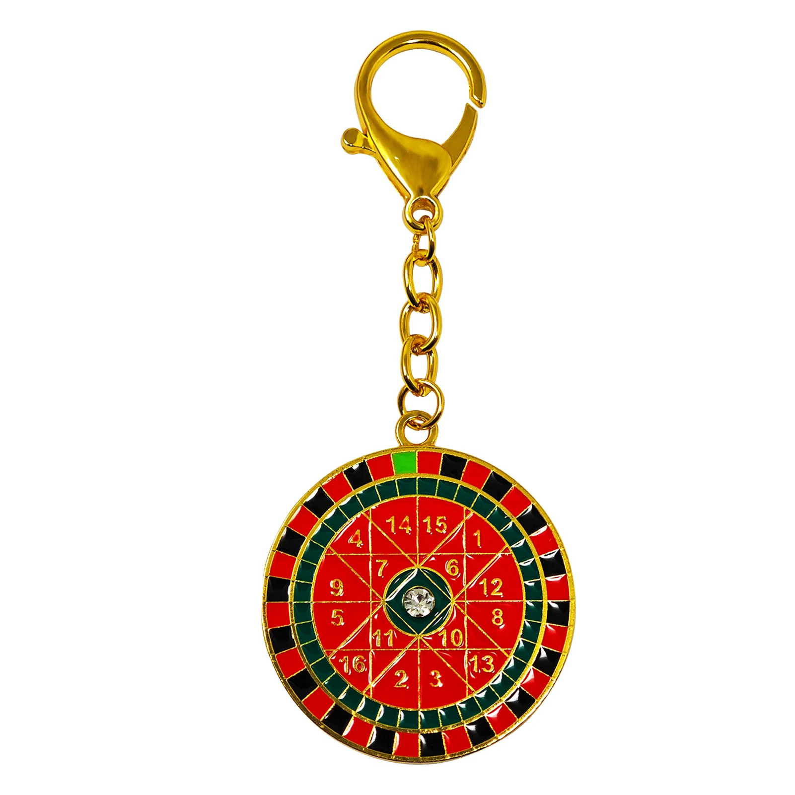 Feng Shui Windfall Yantra Keychain Good Wealth Luck Rich Amulet Keychain