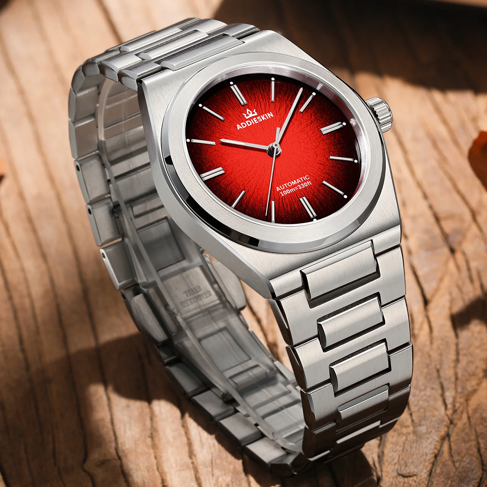 

ADDIESKIN Dress reloj hombre NEW Men's Sapphire Glass Automatic Mechanical Watches 39mm Waterproof 9015 Movement Man Diver Watch