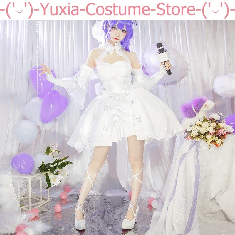 Anime! Azur lane hms einhorn sj schönes weißes kleid elegante uniform cosplay kostüm halloween karneval party anzug frauen 2021 neu