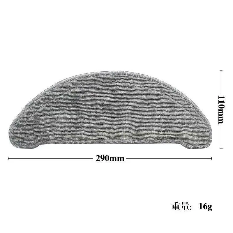 4pcs Washable Mop Rags Spare Parts For Xiaomi Roidmi EVE Plus Robotic Vacuum Cleaner High Quality Mop Cloth Accessories