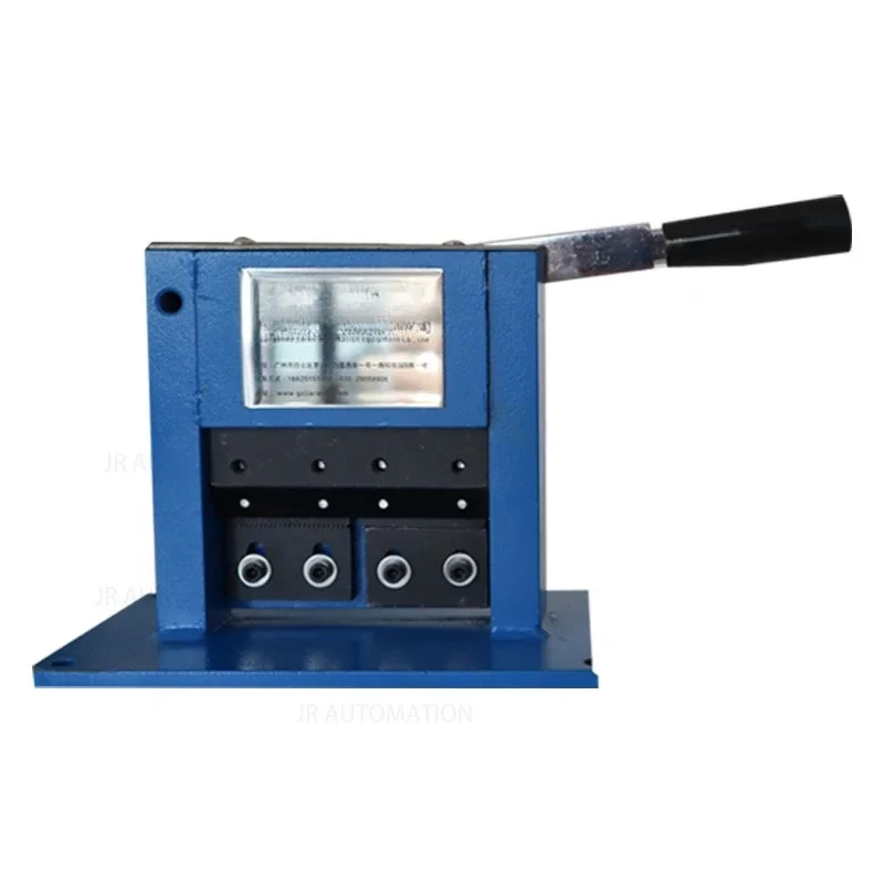 Semi-automatic pure aluminum pipe tail sealing machine Hand pressed metal pipe hemming machine