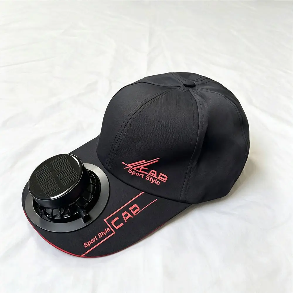 New Breathable Solar Fan Hat Sun Protection Built-in Fan​​ Fan Hat​​ Rechargeable Quick Dry Baseball Cap for Unisex