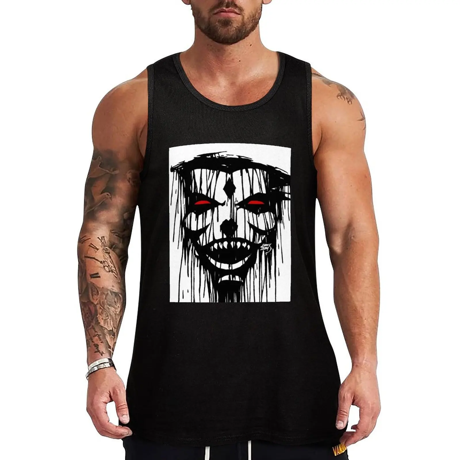 

Sinister Drip Black Tank Top sleeveless t-shirts for men Sleeveless men T-shirt Men's gym