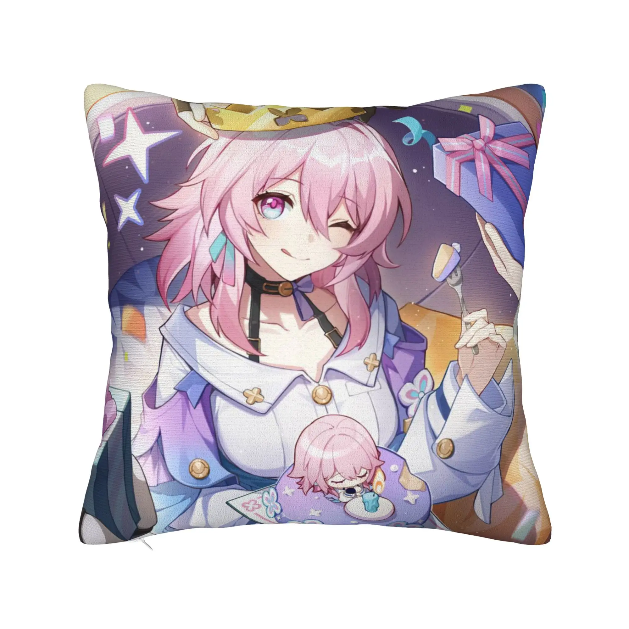 Decorative Pillowcases Honkai Star Rail Accessories Home  Pillow Case Cover Zipper Multi Size