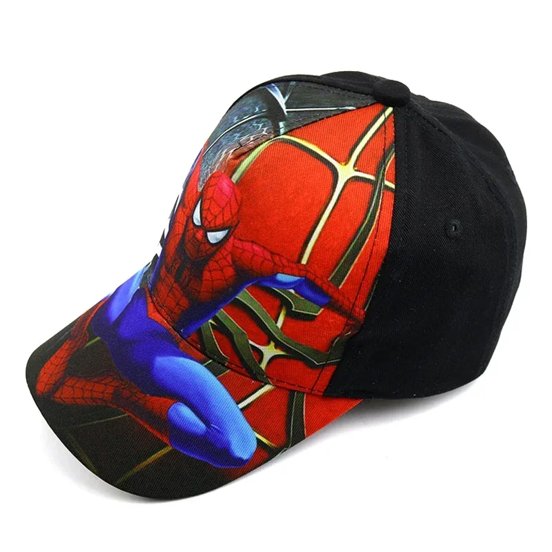 Marvel Spiderman Kids Hat For Boy Girl Hip Hop Caps Spring Summer New Baby Baseball Caps Children Gift Adjustable 2-8Y