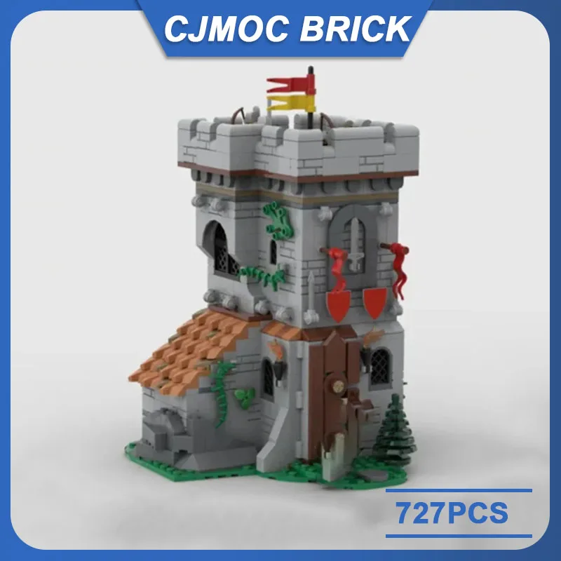 

Medieval Castle Model Moc Building Bricks Lion Knights Outpost Technology Modular Blocks Gifts Christmas Toys DIY Sets Assembly