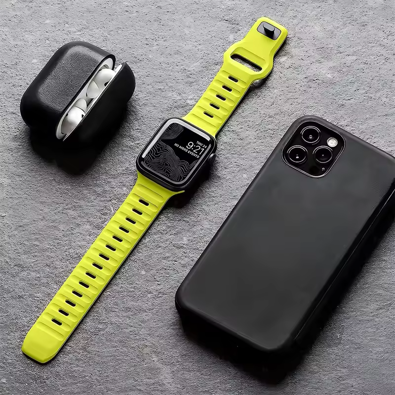 Strap For Apple Watch Band 49mm 44mm 45mm 41mm 40mm 42mm 38mm Soft Silicone sport Bracelet iwatch Serise 8 7 SE 6 5 9 Ultra 49mm - Image 5