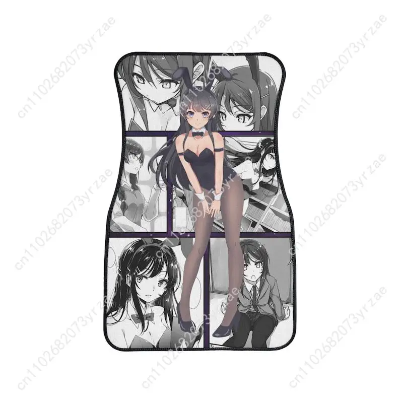 

Anime Characters 4pcs Universal Car Floor Mats All-Season Fashionable Auto Interio Absorbent Non-Slip Washable Car Floor Mats