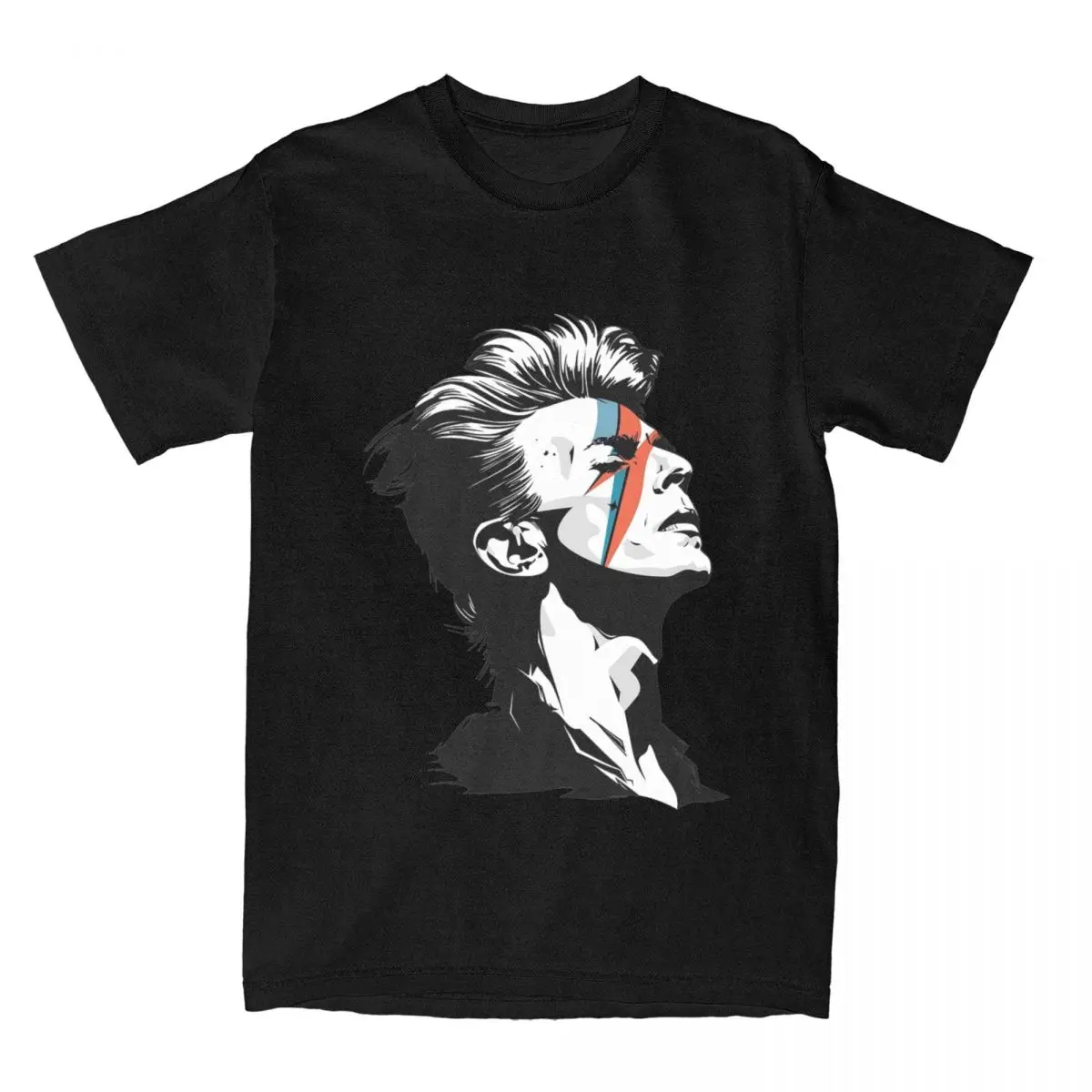 Hot Sale Davids Bowied Classic Poster Print T-shirt Women Men Loose Casual Oversized O-neck Cotton Short Sleeve Summer New Tee