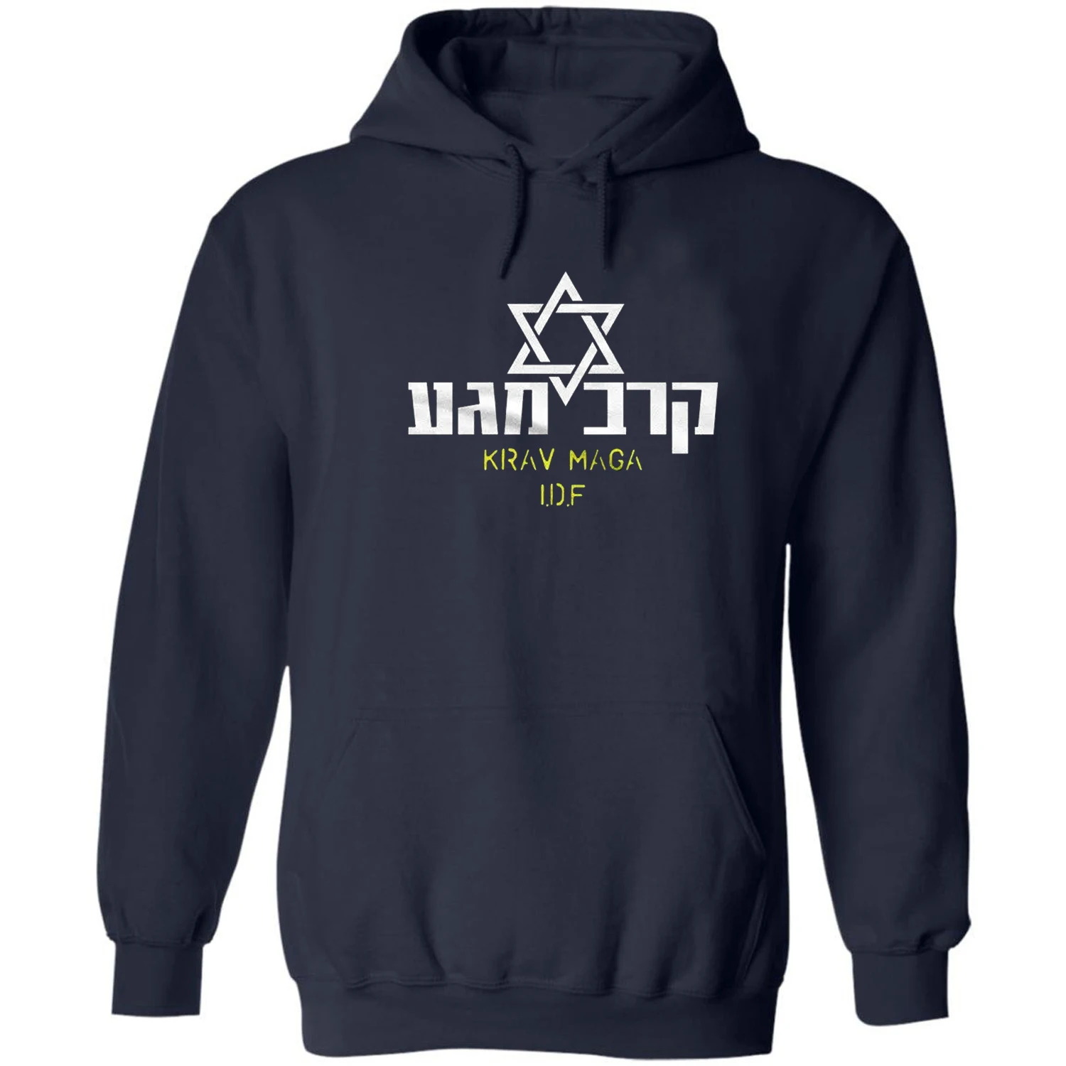 Star of David Krav Maga IDF Self-defence Fighting System Pullover Hoodie New 100% Cotton Comfortable Casual Mens Sweatshirts