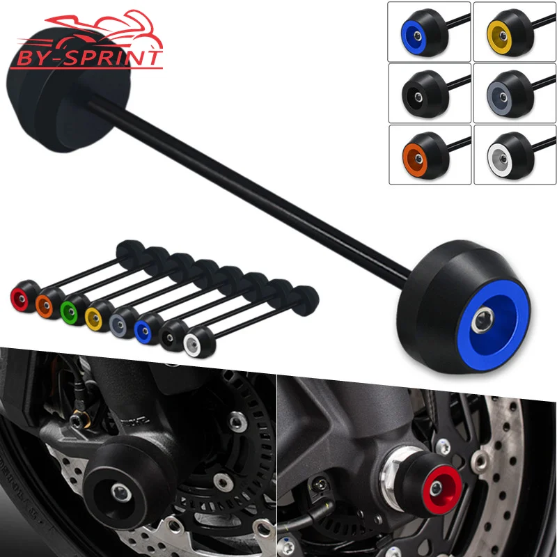 

For YAMAHA TMAX 530 TMAX530 2008-2016 TMAX-530 DX 2017-2019 Motorcycle CNC & POM Axle Fork Wheel Protector Crash Sliders Cap Pad