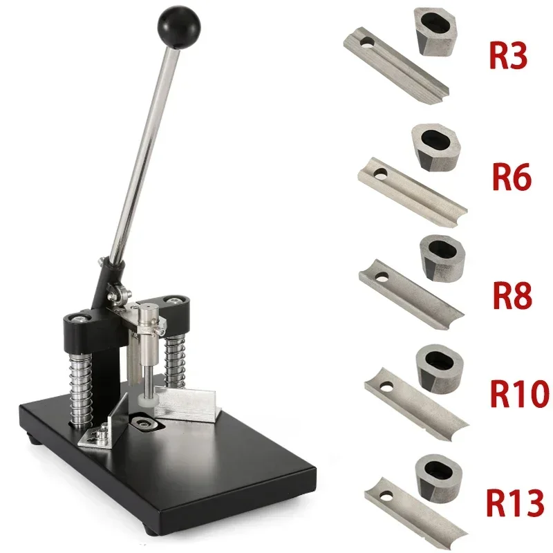 

Corner Rounder Cutter Machine Corner Die Cutter R3 R6 R8 R10 Paper Holding Device Height Heavy Duty Printing Packaging Industry