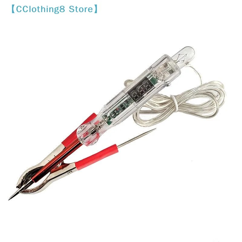 6V-36V Electrical Voltage Tester Pen Probe Lamp Dual-color LED Light Auto Car Light Circuit Tester Auto Circuit Repair 【AliS8】