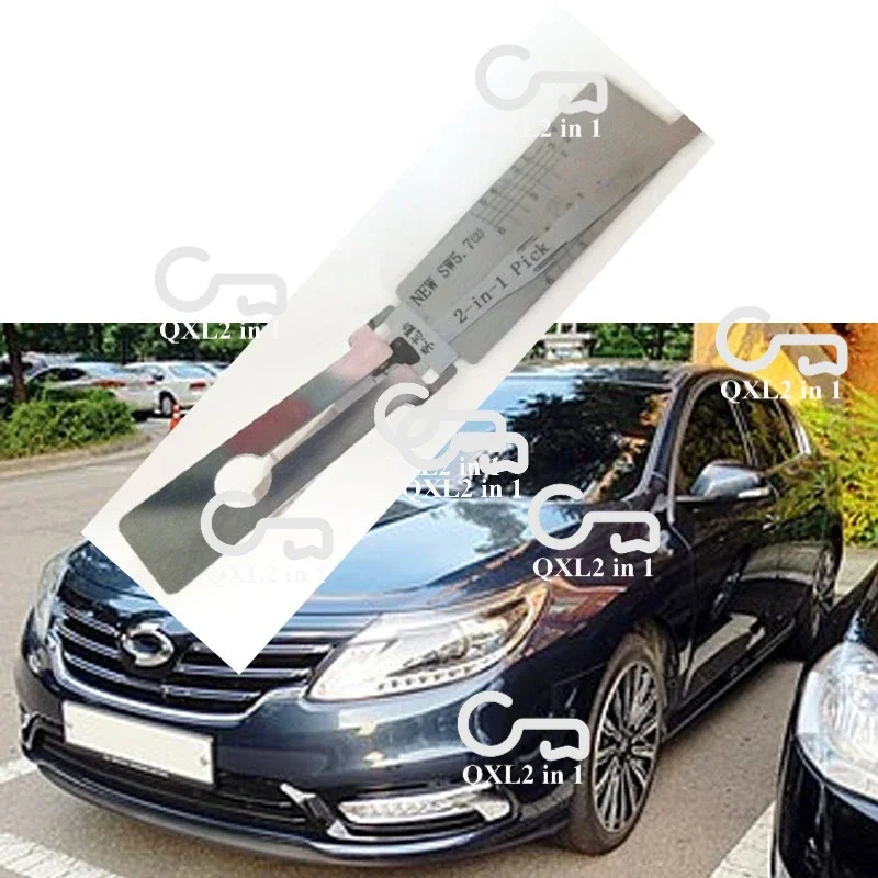 

1Pcs New SM3 SM5 New SW5.7 Tools for Renault Samsun/g Auto Motor Lock Door Open Lock Repair Kit Lishi 2-in-1 SM3 SM5 Lishi Picks