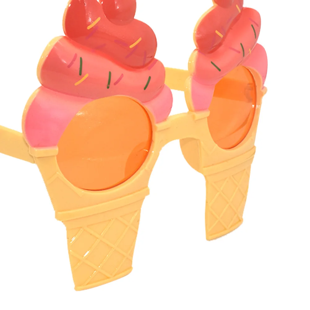 

Cone Glasses Funny for Parties Multiple Party Cherry Personality Ice Cream Unique