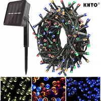 200 Led Solar Garland String Fairy Lights Outdoor 22M Solar Powered Lamp for Garden Decoration 3 Mode Holiday Xmas Wedding Party