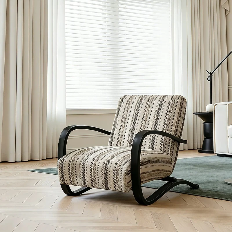 Seating Wooden Living Room Chairs Arm Relax Designer Ergonomic Living Room Chairs Lounge Reading Sillon Luxury Furniture