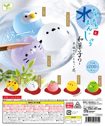 Yell Capsule Mochi Mochi Water Manju Sou cute kawaii Japanese sweet sheerness Kappa cat seal chick rabbit wagashi squeeze toys